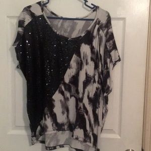 Used Calvin Klein Dolman Sleeve Blouse